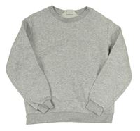 Světlešedá melírovaná mikina zn. H&M