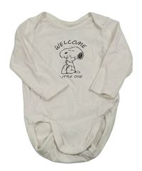 Bílé body se Snoopym H&M
