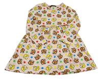 Růžové puntíkaté bavlněné šaty s Blush a Pudseym George