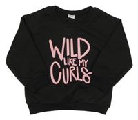 Černá mikina s nápisem zn. PatPat