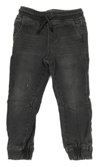 Tmavošedé teplákové slim cuff rifle Denim Co.