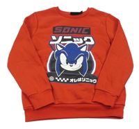 Červená mikina se Sonicem Primark