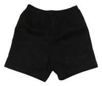 Černé kraťasy s 3D nápisem Shein