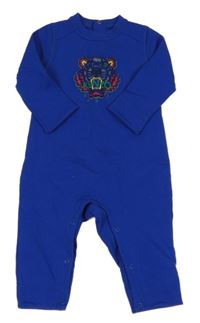 Safírový teplákový overal s tygrem Kenzo