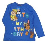 Nové - Modré triko s Paw Patrol George