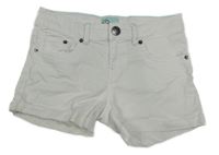 Bílé riflové kraťasy C&A