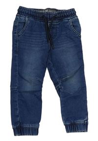 Tmavomodré cuff rifle Denim Co.