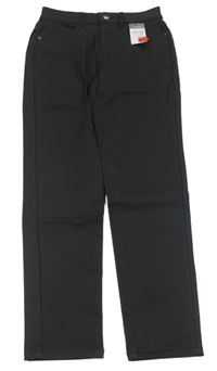 Černé potažené skinny kalhoty Primark