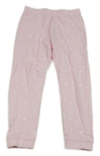 Světlerůžové pyžamové kalhoty s hvězdičkami Nickelodeon