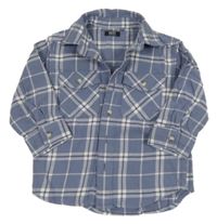 Modrá kostkovaná košile Next