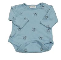 Modré body se zebrami Next