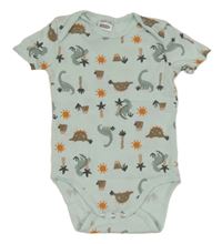 Světlemodré body s dinosaury Lily & Dan
