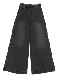 Antracitové flare džegíny H&M