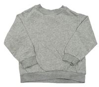 Šedá melírovaná mikina H&M
