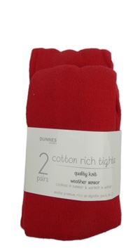 Nové - 2set - Červené punčocháče Dunnes Stores