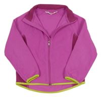 Fialová fleecová propínací mikina H&M