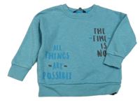 Světlemodrá mikina s nápisem George