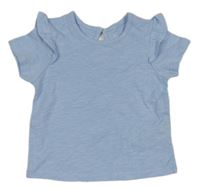 Světlemodré tričko s volánky Primark