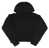 Černá crop mikina s kapucí F&F