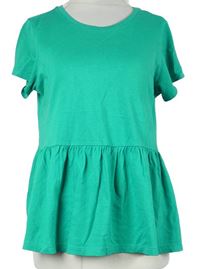 Dámské zelené peplum tričko George 