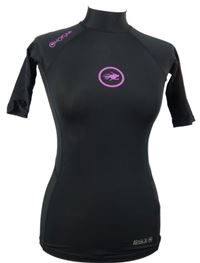 Dámské černé UV tričko s logem Hot Tuna 