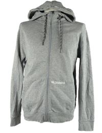 Pánská šedá propínací mikina s kapucí Straight up 