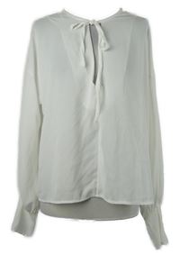Dámská bílá šifonová halenka 