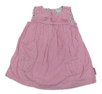 Růžové manšestové šaty Jojo Maman Bébé