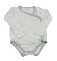 Bílo-šedé body se slony 