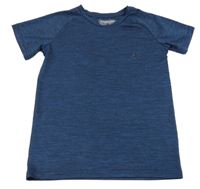 Tmavomodré melírované sportovní tričko Matalan