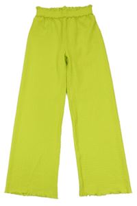 Neonově zelené lehké kalhoty Y.F.K.