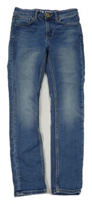 Modré elastické rifle H&M