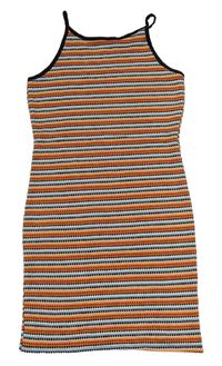 Barevné vzorované šaty Candy Couture 