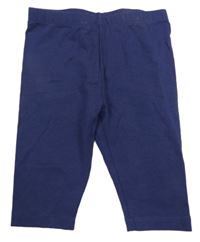 Tmavomodré capri legíny lupilu