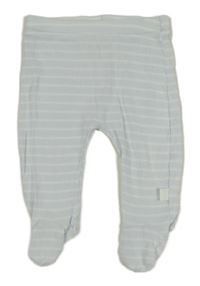 Světlemodro-bílé pruhované žebrované polodupky Matalan