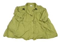 Zelené lehké propínací košilové šaty Next