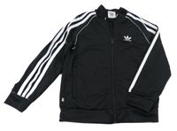 Černá sportovní propínací mikina Adidas