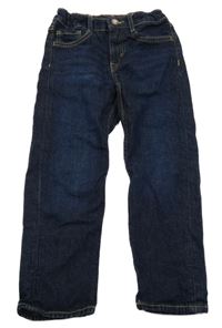 Tmavomodré regular fit rifle H&M