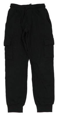 Černé tepláky s kapsami Matalan