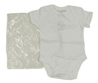 Nové - Bílé body s mrakem a nápisem 