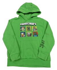 Zelená mikina s kapucí - Minecraft