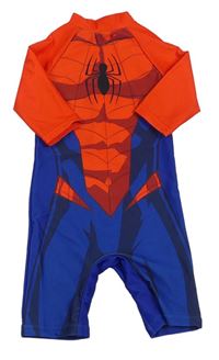 Tmavomodro-červený UV overal se Spider-manem Pep&Co
