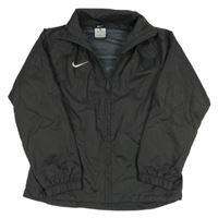 Antracitová šusťáková sportovní bunda Nike