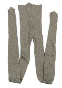 Béžové vzorované punčocháče H&M