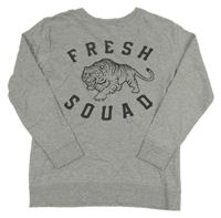 Šedá mikina s tygrem H&M