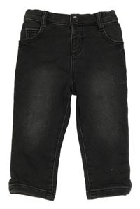 Tmavošedé teplákové rifle Matalan 