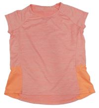 Neonově růžové melírované sportovní tričko Yigga 