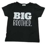 Černé tričko s nápisem 