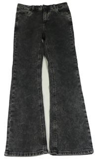 Černošedé plísňové flare high waist teplákové rifle Page one young