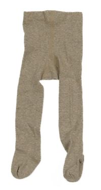 Béžovo-šedé melírované punčocháče H&M